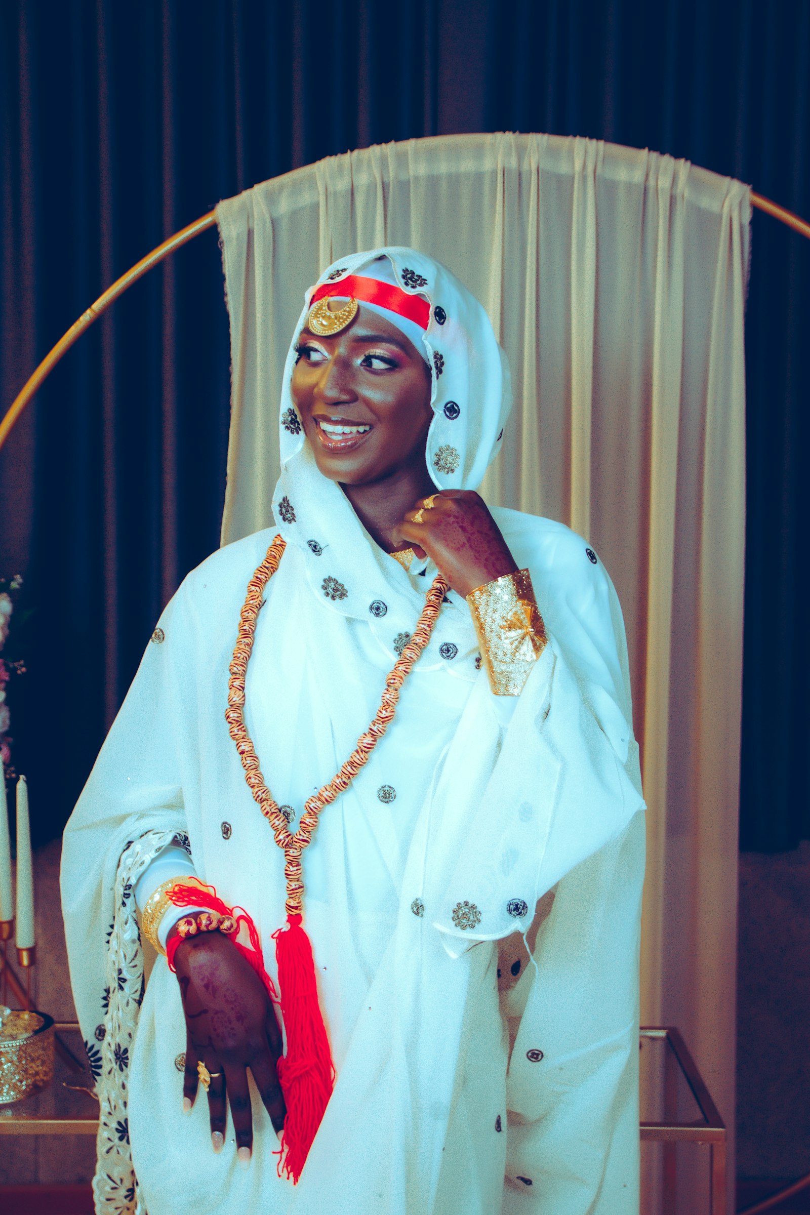 White nikah kaftan
