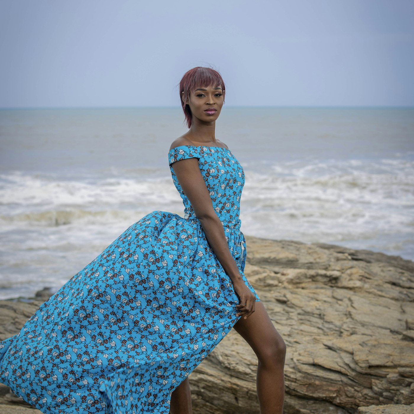 Ìfẹ́ Ankara Wrap Dress