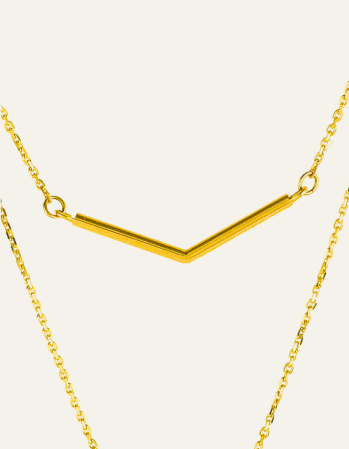 Circle Charm Layered Necklace