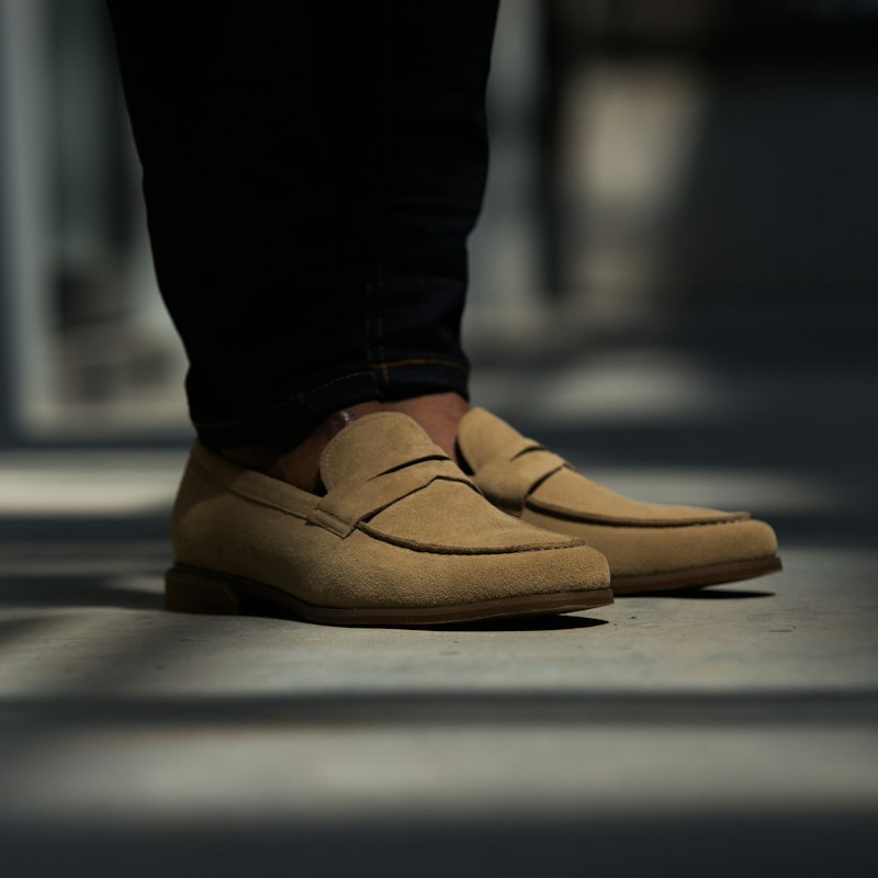 Suede Loafers