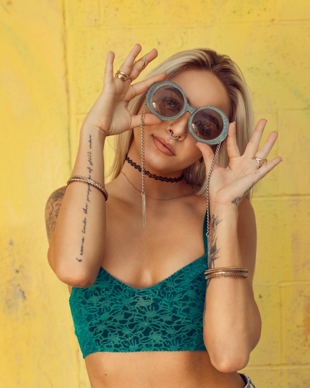 Customer styling Lumière sunglasses