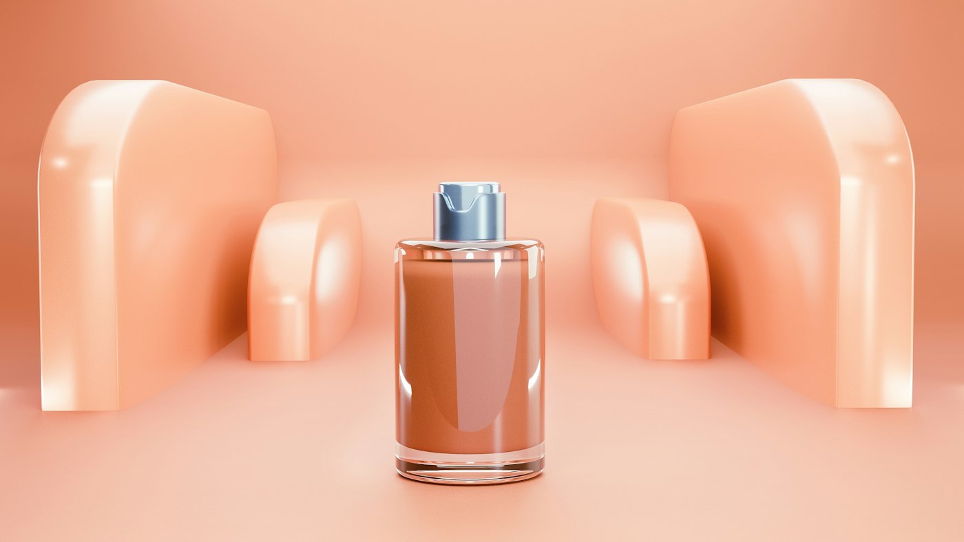 Eau No. 1 in an amber light