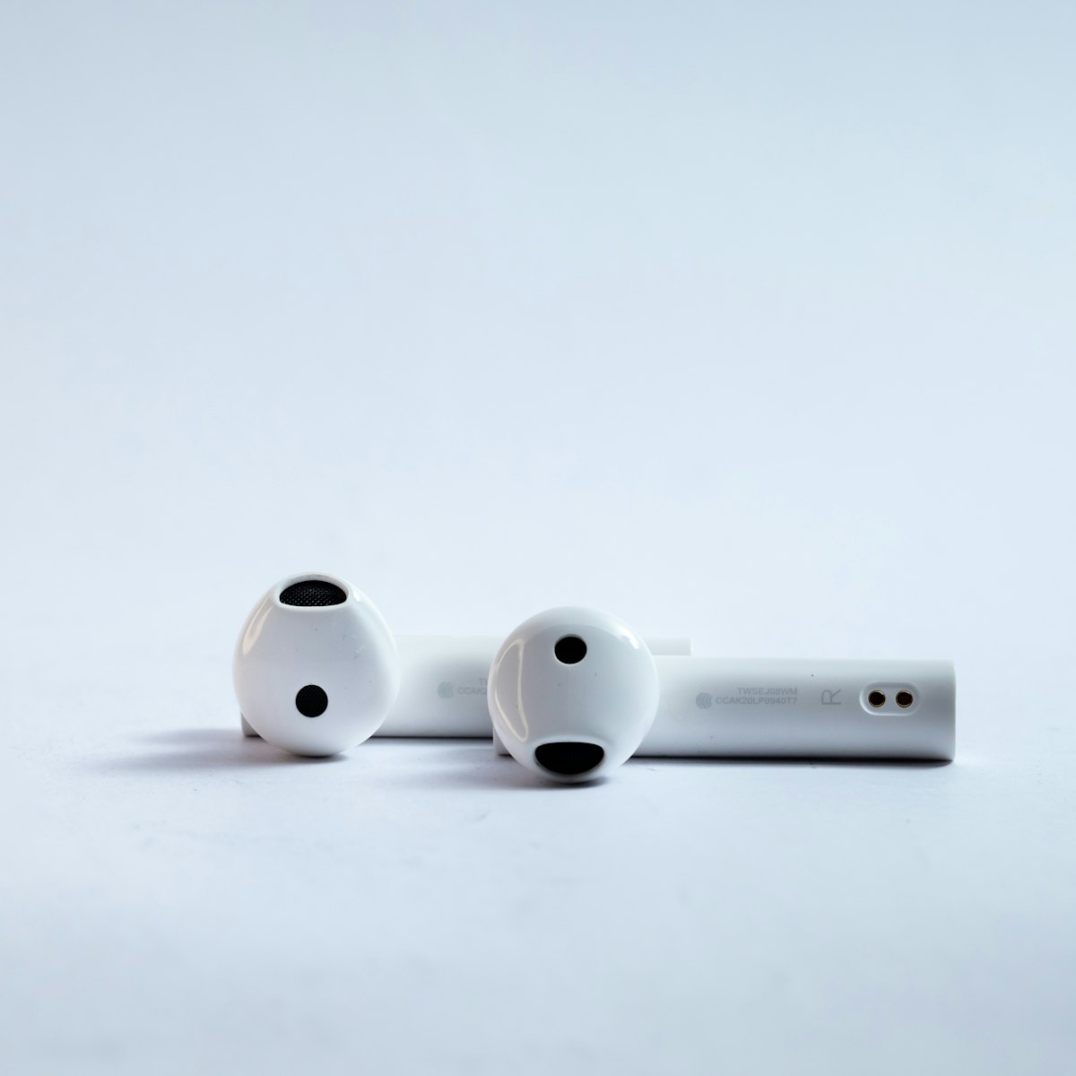 True wireless earbuds with charging case — view 3
