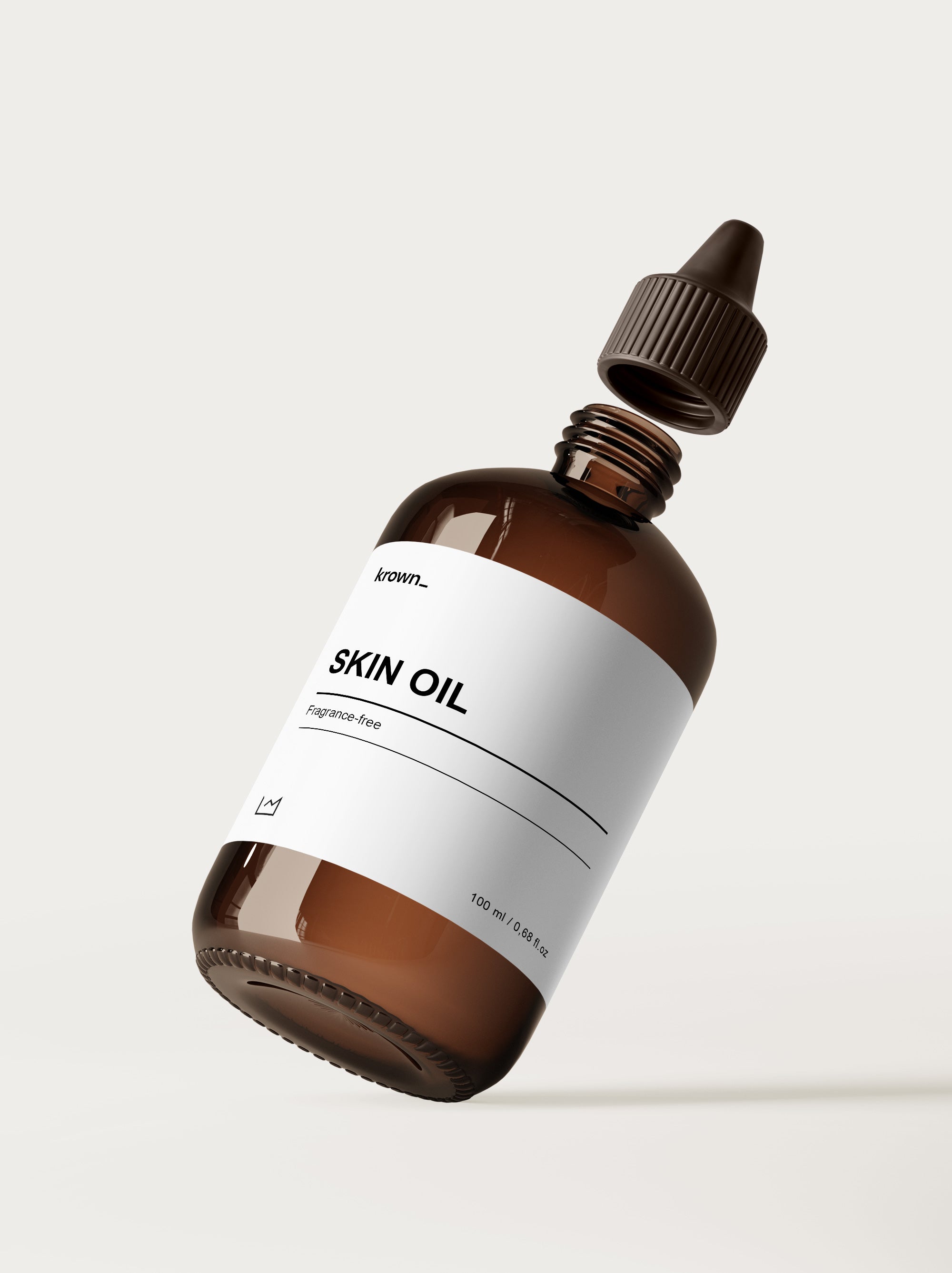 Skin oil and hand wash bottles